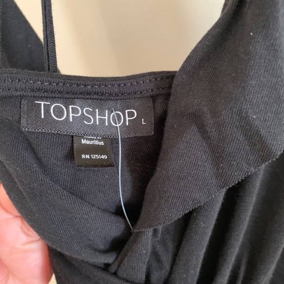 Topshop jersey wrap coverup romper - Picture 5 of 8